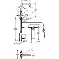 Смеситель Grohe Blue Pure Eurosmart 30383000 - Превью изображения №2 — Интернет-магазин ПроЗаказ