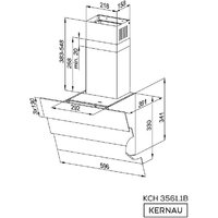 Кухонная вытяжка Kernau KCH 3561.1 W - Превью изображения №2 — Интернет-магазин ПроЗаказ