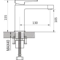 Смеситель Shevanik S6801H - Превью изображения №2 — Интернет-магазин ПроЗаказ