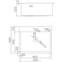 Кухонная мойка Gerhans K35044 (сатин) - Превью изображения №2 — Интернет-магазин ПроЗаказ