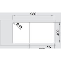 Кухонная мойка Blanco AXIA III 6 S 525851 (черный) - Превью изображения №4 — Интернет-магазин ПроЗаказ