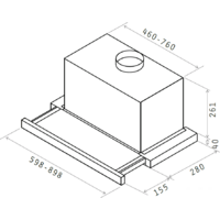 Кухонная вытяжка Elica Elite 26 IX/A/60 - Превью изображения №4 — Интернет-магазин ПроЗаказ