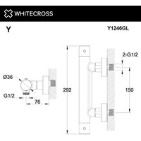 Смеситель Whitecross Y1246GL (золото) - Превью изображения №3 — Интернет-магазин ПроЗаказ