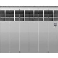Биметаллический радиатор Royal Thermo BiLiner 350 Silver Satin (6 секций) - Превью изображения №2 — Интернет-магазин ПроЗаказ