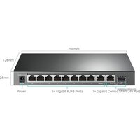 Настраиваемый коммутатор TP-Link TL-SG1210MPE - Превью изображения №3 — Интернет-магазин ПроЗаказ
