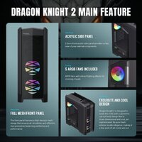 Корпус GameMax Dragon Knight 2 (черный) - Превью изображения №3 — Интернет-магазин ПроЗаказ