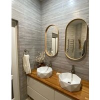 Зеркало EMZE Loft Oval 50x100 LOFT.50.100.DUB (дуб) - Превью изображения №4 — Интернет-магазин ПроЗаказ