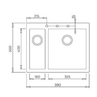 Кухонная мойка TEKA ForSquare 2B 590 TG (серый камень) - Превью изображения №2 — Интернет-магазин ПроЗаказ