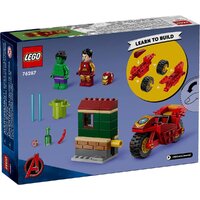 Конструктор LEGO Super Heroes Железный человек на мотоцикле и Халк 76287 - Превью изображения №2 — Интернет-магазин ПроЗаказ