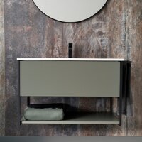  Lauter Тумба под умывальник Lea 60 + Alton 61 (серо-зеленый п/мат) - Превью изображения №3 — Интернет-магазин ПроЗаказ