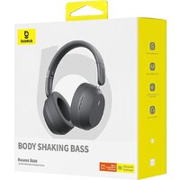 Наушники Baseus Bass 35 Max (серый) - Превью изображения №9 — Интернет-магазин ПроЗаказ