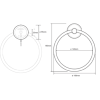 Держатель для полотенца Bemeta Trend-I 104104068B - Превью изображения №2 — Интернет-магазин ПроЗаказ