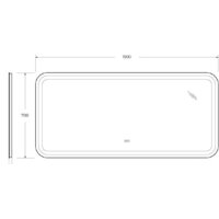  Cezares Зеркало CZR-SPC-STYLUS-1500-700-TCH-WARM - Превью изображения №2 — Интернет-магазин ПроЗаказ