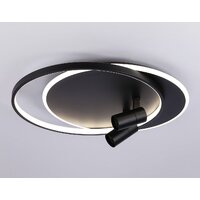 Припотолочная люстра Ambrella light FL51393/1+2 BK - Превью изображения №4 — Интернет-магазин ПроЗаказ