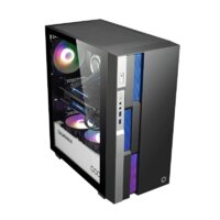 Корпус GameMax Brufen C3 (черный/белый) - Превью изображения №2 — Интернет-магазин ПроЗаказ