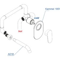 Комплект смесителей Wasserkraft A18583 - Превью изображения №2 — Интернет-магазин ПроЗаказ