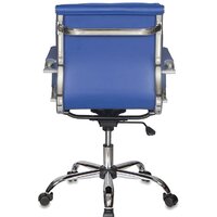 Офисное кресло Бюрократ CH-993-Low/Blue (синий) - Превью изображения №4 — Интернет-магазин ПроЗаказ