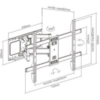 Кронштейн для телевизора Gembird WM-80ST-02 - Превью изображения №3 — Интернет-магазин ПроЗаказ