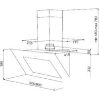 Кухонная вытяжка TEKA DVT 950 (белый) [40483522] - Превью изображения №3 — Интернет-магазин ПроЗаказ