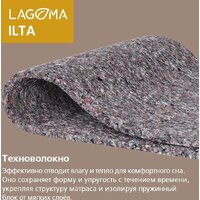 Кровать-тахта Involux Sale + Матрас Lagoma Ilta 90x200x18 км0144 (серый шифер/дуб натюрель) - Превью изображения №12 — Интернет-магазин ПроЗаказ