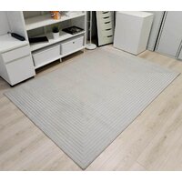 Ковер для жилой комнаты Radjab Carpet Сканди Сизаль Прямоугольник 10936B 12277RK (1.6x3, Grii/Grii) - Превью изображения №2 — Интернет-магазин ПроЗаказ