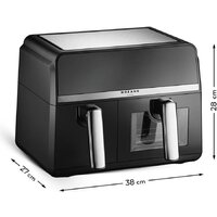 Аэрогриль (аэрофритюрница) Mozano DuoFry Unlimited 9L - Превью изображения №3 — Интернет-магазин ПроЗаказ