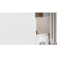 Шкаф распашной Трия Хилтон комбинированный (дуб крафт золотой/белый матовый) - Превью изображения №4 — Интернет-магазин ПроЗаказ