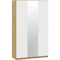 Трия Хилтон комбинированный (дуб крафт золотой/белый матовый)