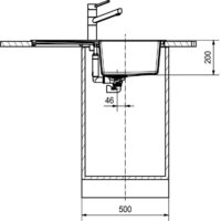 Кухонная мойка Franke Sirius 2.0 S2D 611-78 (оникс) - Превью изображения №3 — Интернет-магазин ПроЗаказ