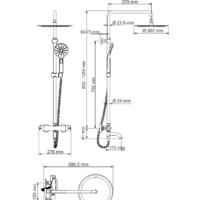 Душевая система  Wasserkraft A28801 Thermo - Превью изображения №12 — Интернет-магазин ПроЗаказ