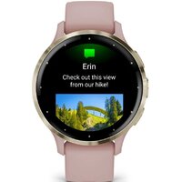 Умные часы Garmin Venu 3S (розовый, с силиконовым ремешком) - Превью изображения №3 — Интернет-магазин ПроЗаказ