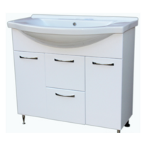 СанитаМебель Тумба под умывальник Камелия-69.51к Д2 (Белый)