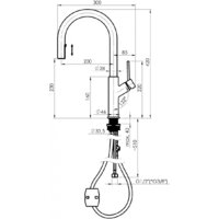 Смеситель Rubineta Bona-33 PO BO33008 - Превью изображения №4 — Интернет-магазин ПроЗаказ