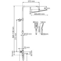 Душевая система  Wasserkraft A199.119.126.087.CH Thermo - Превью изображения №3 — Интернет-магазин ПроЗаказ
