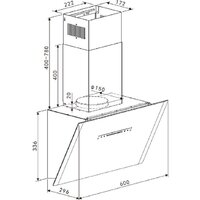 Кухонная вытяжка Hietzel CHV 6022S MBL - Превью изображения №12 — Интернет-магазин ПроЗаказ