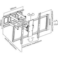 Кронштейн для телевизора Ultramounts UM914 (черный) - Превью изображения №3 — Интернет-магазин ПроЗаказ