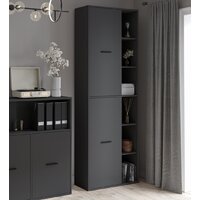 Шкаф распашной Интерлиния Skill-22 (2) (антрацит/антрацит) - Превью изображения №5 — Интернет-магазин ПроЗаказ