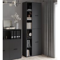 Шкаф распашной Интерлиния Skill-22 (2) (антрацит/антрацит) - Превью изображения №8 — Интернет-магазин ПроЗаказ