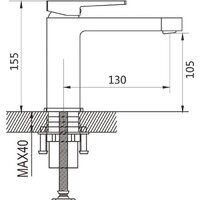 Смеситель Shevanik S6801 - Превью изображения №2 — Интернет-магазин ПроЗаказ