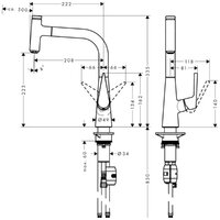 Смеситель Hansgrohe Talis Select S 72822000 - Превью изображения №2 — Интернет-магазин ПроЗаказ