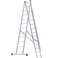 Лестница-стремянка Новая высота NV 123 алюминиевая трёхсекционная 3x12 ступеней - Превью изображения №10 — Интернет-магазин ПроЗаказ