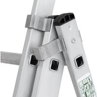 Лестница-стремянка Новая высота NV 123 алюминиевая трёхсекционная 3x12 ступеней - Превью изображения №8 — Интернет-магазин ПроЗаказ