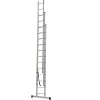 Лестница-стремянка Новая высота NV 123 алюминиевая трёхсекционная 3x12 ступеней - Превью изображения №9 — Интернет-магазин ПроЗаказ