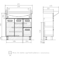  Volna Тумба под умывальник Joli 80.2D.2Y - Превью изображения №7 — Интернет-магазин ПроЗаказ