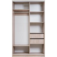 Шкаф распашной Рэйгрупп 158 SSX Elgon РГ-10.03 (сосна натуральная/хром) - Превью изображения №2 — Интернет-магазин ПроЗаказ