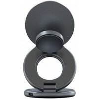Беспроводное зарядное Magssory Signature Disc Pro для Apple 3 в 1 WCH073 (темно-серый) - Превью изображения №3 — Интернет-магазин ПроЗаказ