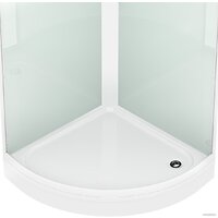 Душевая кабина Domani-Spa Simple 99 Eco DS01EcSm99LWCl00-V1.2 (белый/прозрачное стекло) - Превью изображения №2 — Интернет-магазин ПроЗаказ