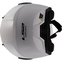 Мотошлем LS2 OF616 Airflow 2 Solid (M, белый глянцевый) - Превью изображения №6 — Интернет-магазин ПроЗаказ