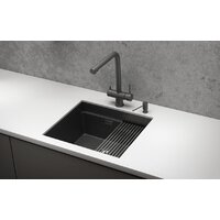 Кухонная мойка Granula KS-5045U (черный матовый) - Превью изображения №3 — Интернет-магазин ПроЗаказ