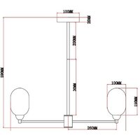 Подвесная люстра Moderli Gracy V10846-4P - Превью изображения №3 — Интернет-магазин ПроЗаказ